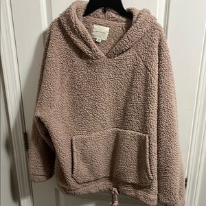 American Eagle Outfitters Soft Pink Sherpa Jacket